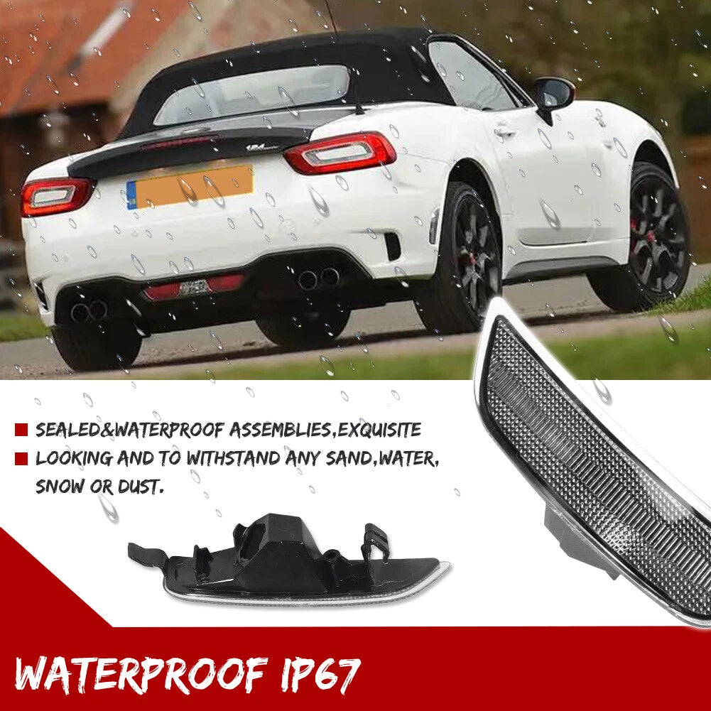 Clear Rear Side Marker Light for Mazda MX-5 Miata Fiat 124 Spider (2016–2023)