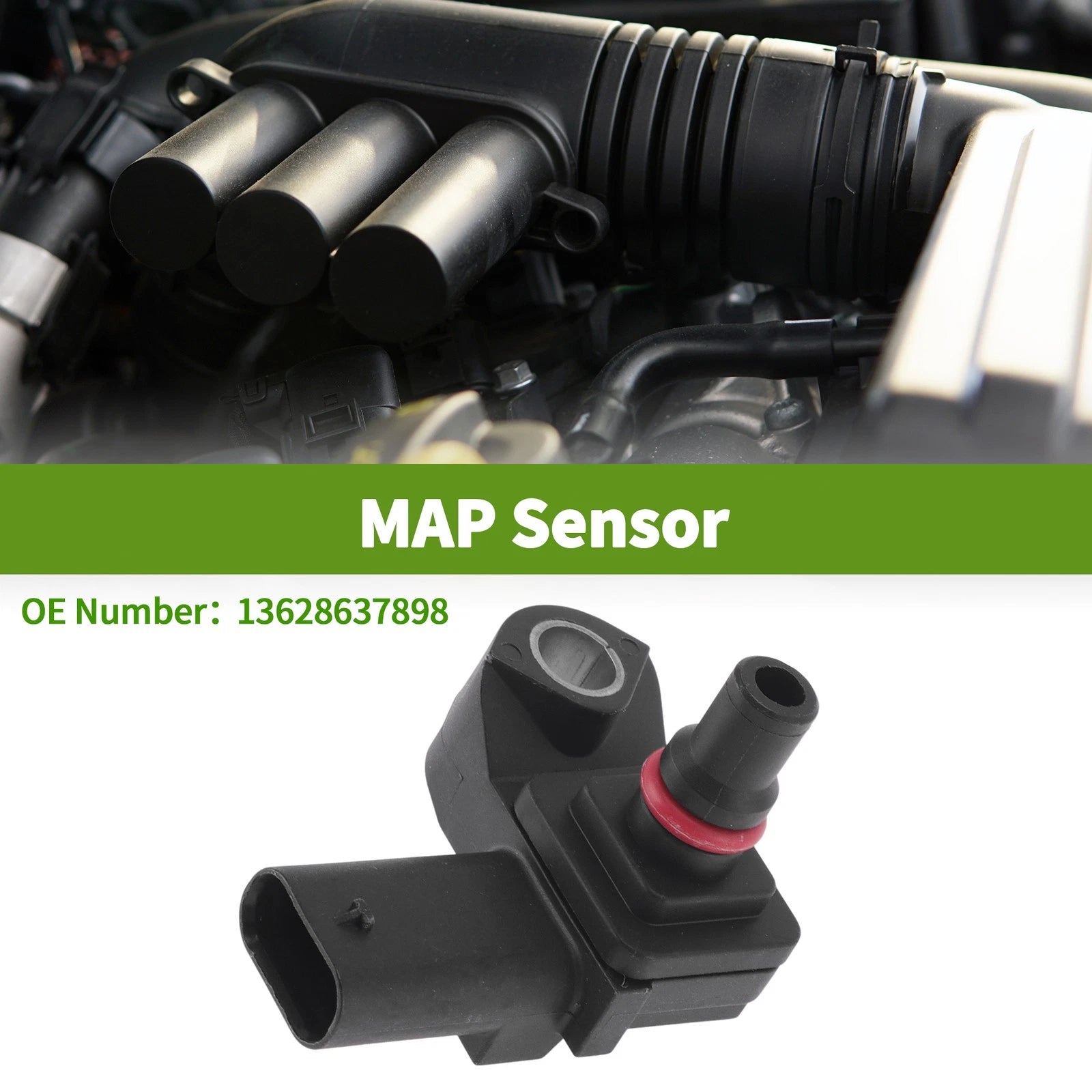 MAP Sensor for BMW 2 Active Tourer (2014–2021) No.13628637898