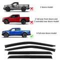 Window Visor Rain Guard for Chevy Silverado GMC Sierra 1500 (2019–2023)