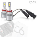 36W COB LED White Headlight Bulbs for H8 H9 H11 (6000K)