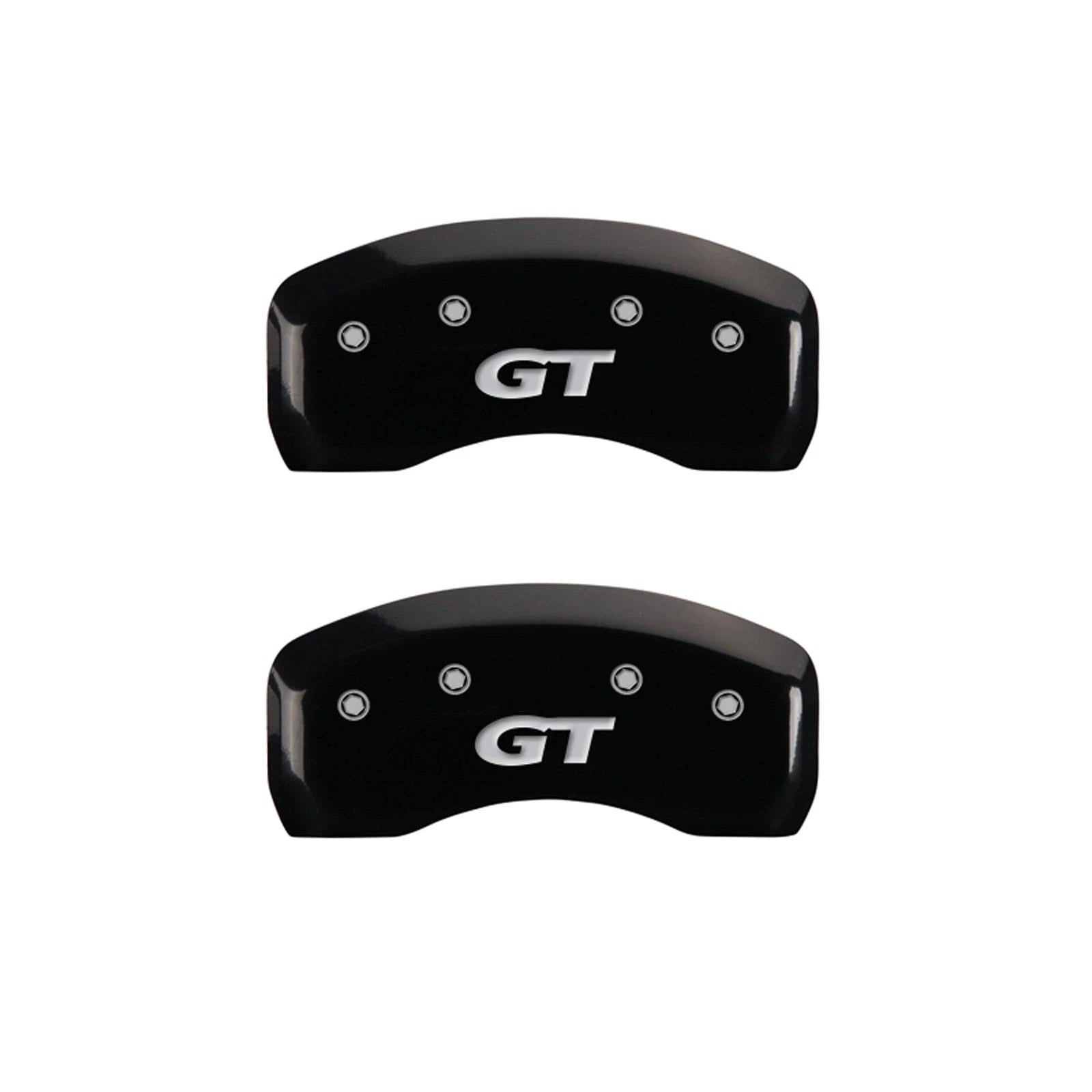 Front and Rear Black GT Brake Caliper Covers for 1997–1998 Ford Mustang