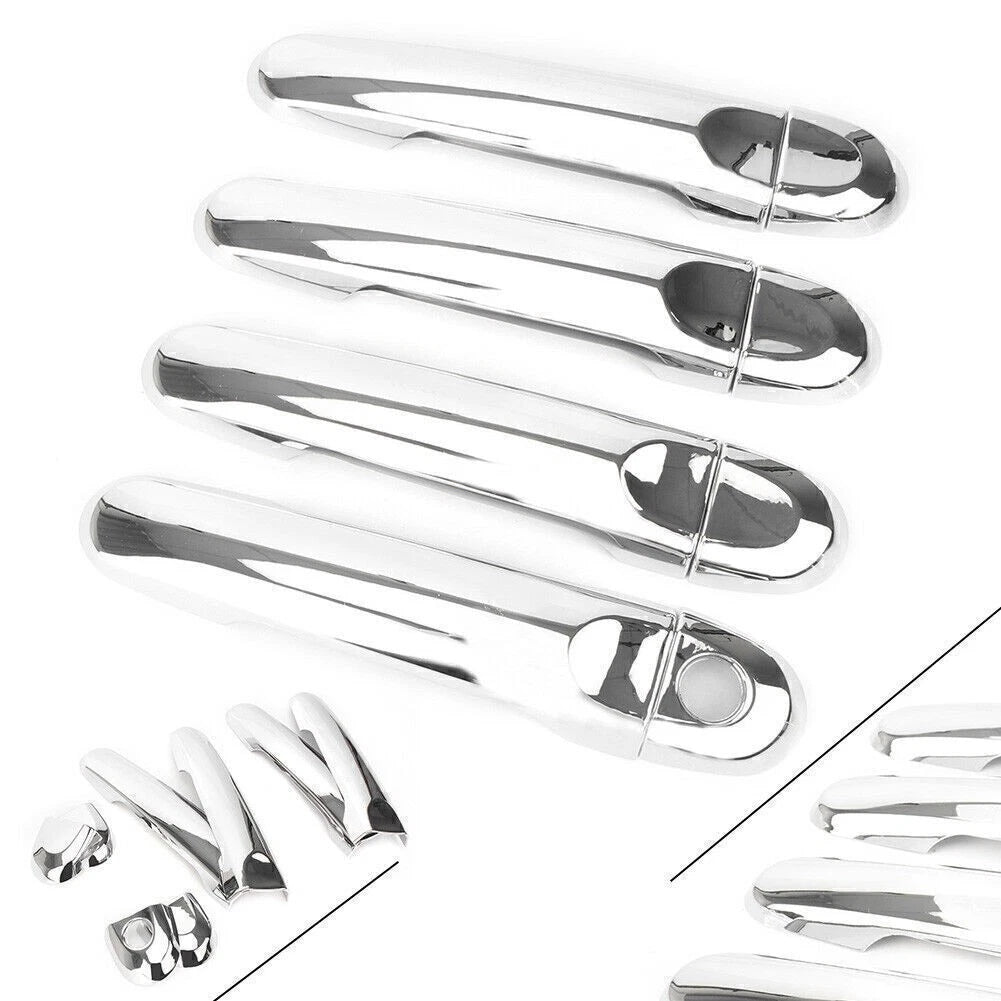 Chrome Door Handle Cover Molding Trim for Nissan Sunny Versa (2014–2016)