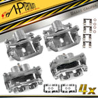 Set of 4 Brake Calipers with Bracket for Subaru Outback Forester 