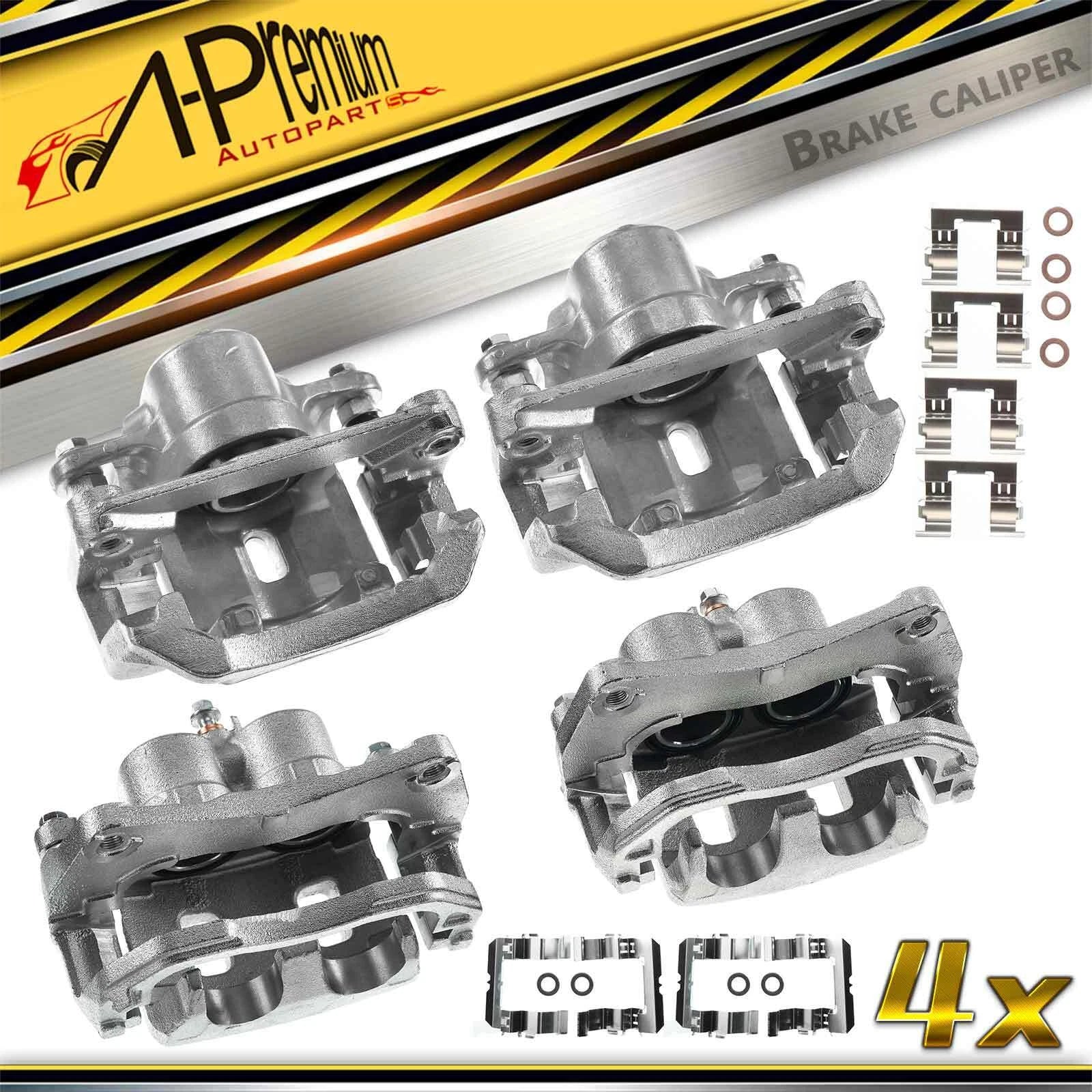 Set of 4 Brake Calipers with Bracket for Subaru Outback Forester 
