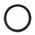 Steering Wheel Cover Full Surround Insert for - Black Hexagon, Red Stitching