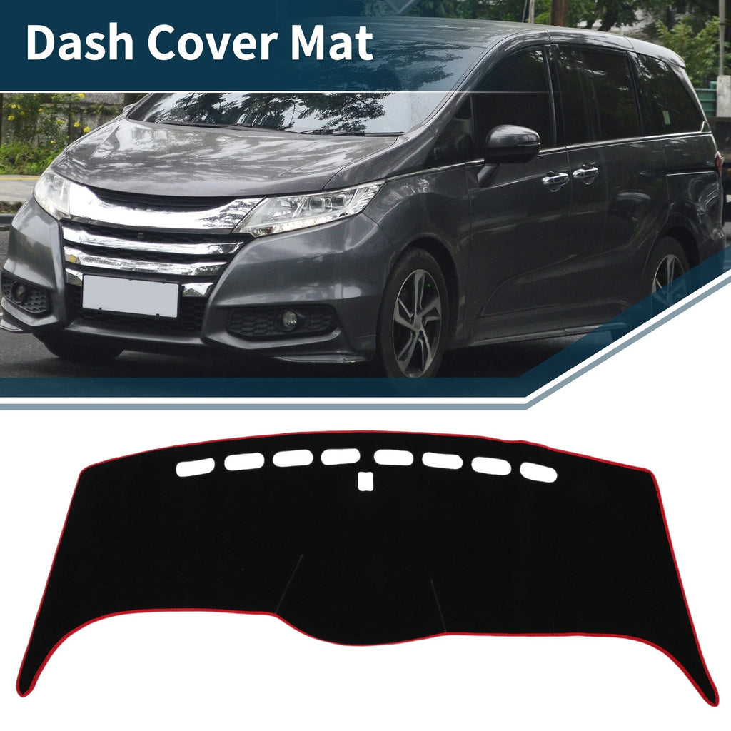 Dashboard Cover Mat for Honda Odyssey RB1 RB2 (2005–2010) Black Red