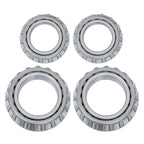 Set of 2 Galvanized Trailer Hub Kits for 5200-6000lbs Spindle