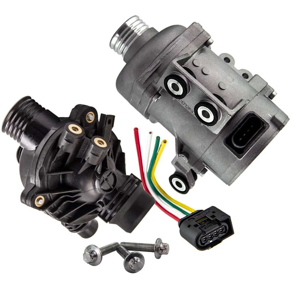 Water Pump & Thermostat Kit for BMW E60 E61 E70 E83 E90 E91 (2005–2013)