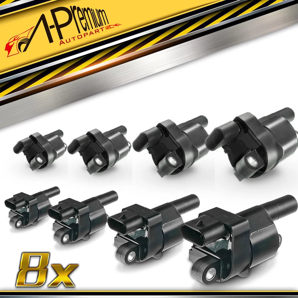 8x Ignition Coil for Chevrolet Silverado 1500 and GMC Sierra 1500 (2007–2013)