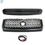 Grille and Hood Bulge Molding for Toyota Tundra (2014–2020) Black
