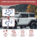 Engine Cradle Lift Stand Kit with Wheels for Ford Small Block