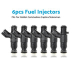 Set of 6 Fuel Injectors for Holden Commodore VZ VE Captiva Rodeo (2004–2017)