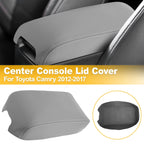 Middle Console Lid Arm Rest Cover for Toyota Camry (2012–2017) Gray