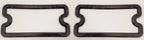 Front Parking Light Lens Gaskets Replacement for Chevy Pickup (1967–1968)