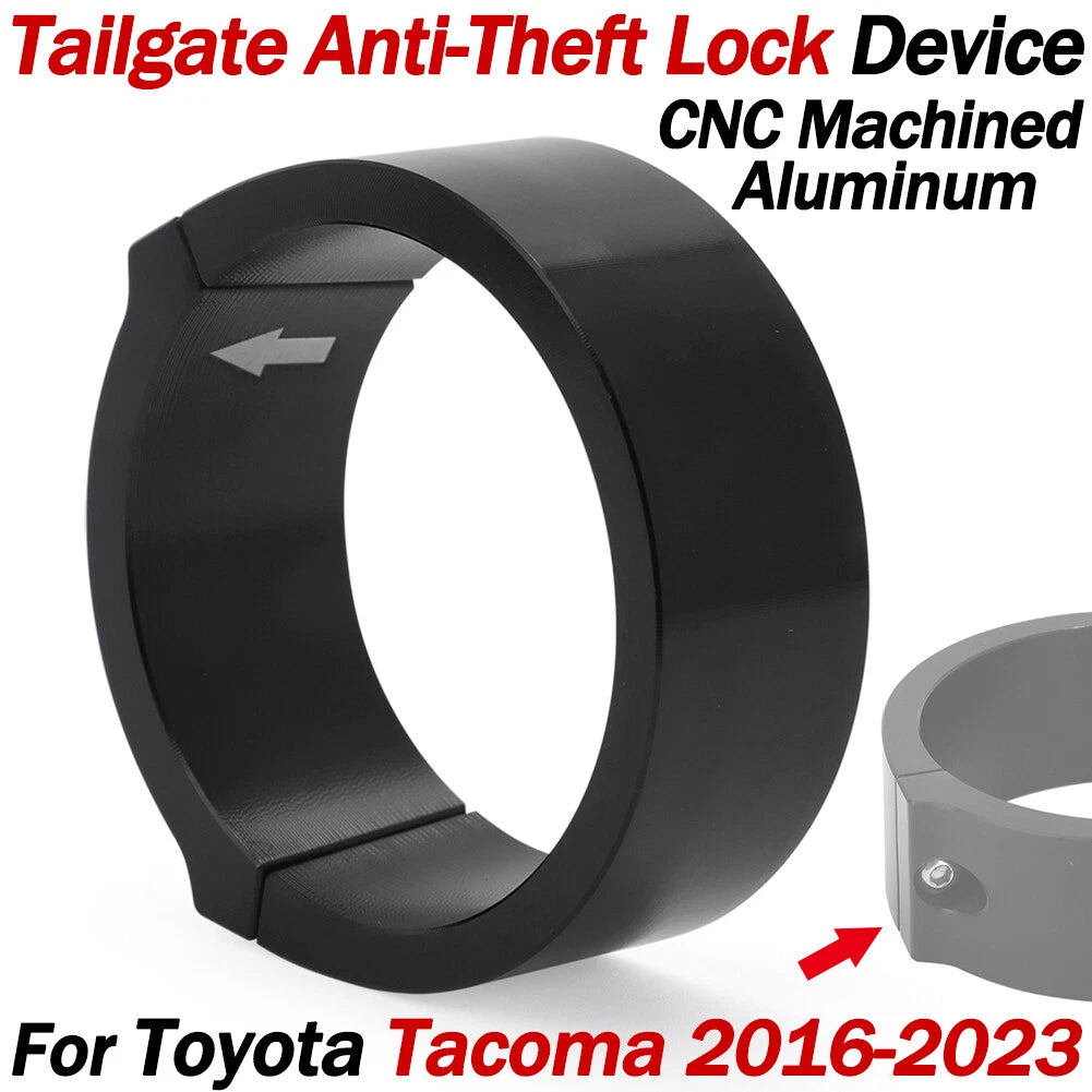 Tailgate Anti-Theft Security Lock for Toyota Tacoma (2016–2023) 2 Screw Aluminum
