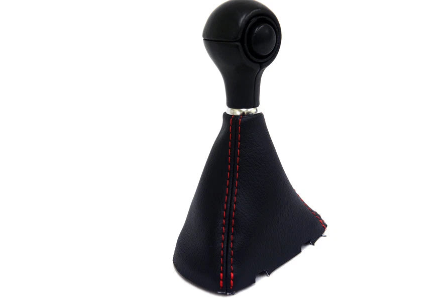 Automatic Shift Boot Cover for Audi TT (2008–2016) Red Stitch PVC Leather