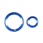 Multimedia Knob Ring Set of 2 Blue for Alfa Romeo Giulia Stelvio (2020–2021)