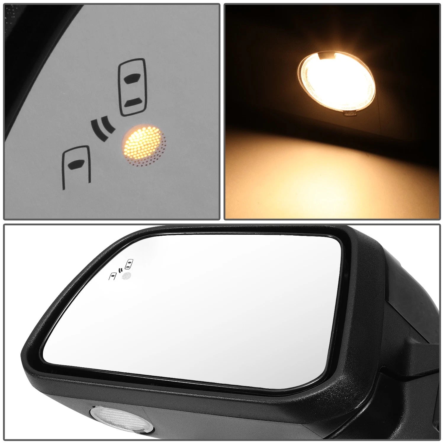 OE Style Memory Heated Blind Spot Side Rear View Mirror for Ford Edge (2011–2014)