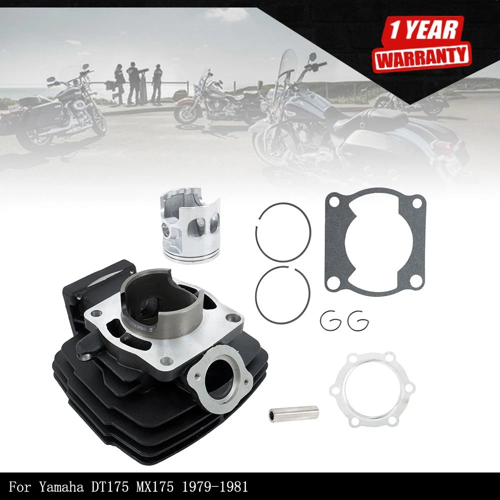 66mm Cylinder Piston Kit for Yamaha DT175 (1978–1981)