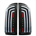 LED Tube Bar Clear Tail Lights for Dodge Ram 1500 2500 3500 (2007–2009)