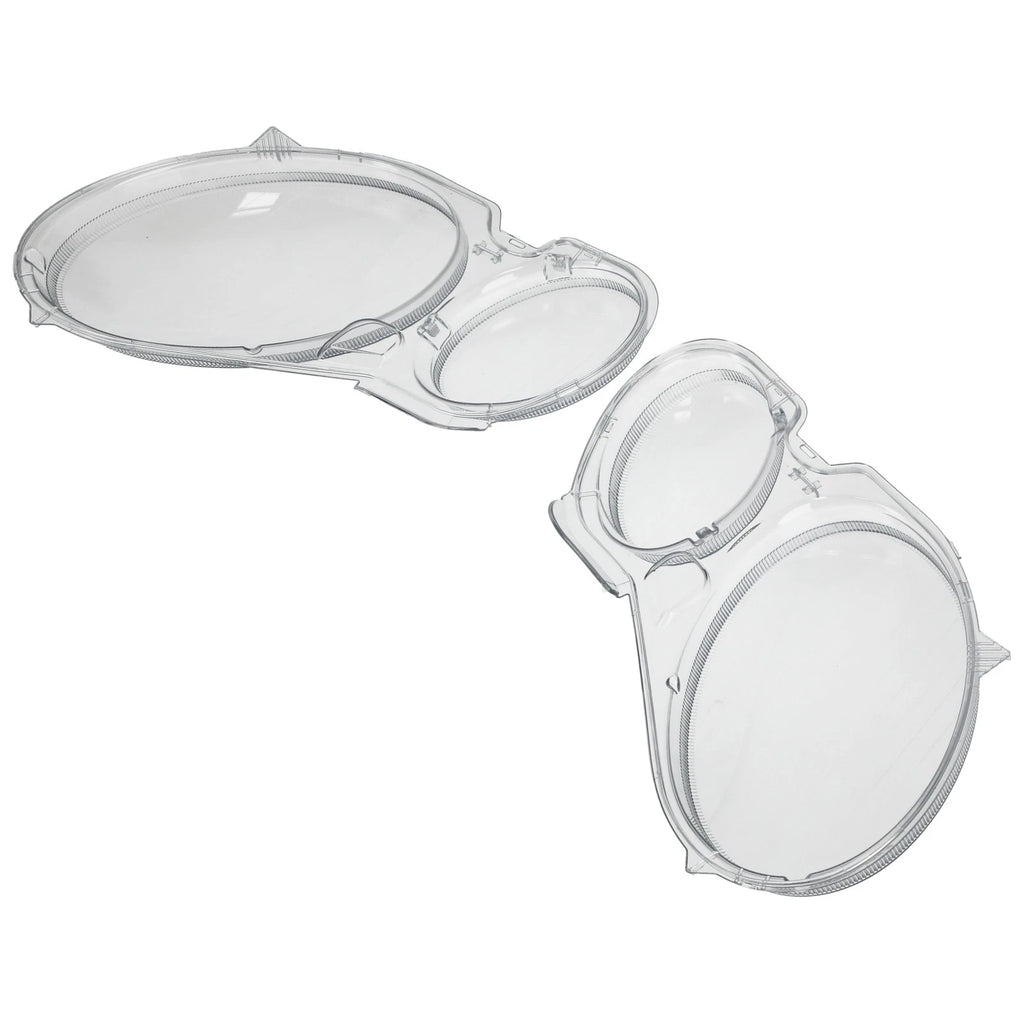 2X Headlight Lens Cover Kit for Mercedes Benz E240 E280 E300 E350 (2002–2008)