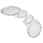 2X Headlight Lens Cover Kit for Mercedes Benz E240 E280 E300 E350 (2002–2008)