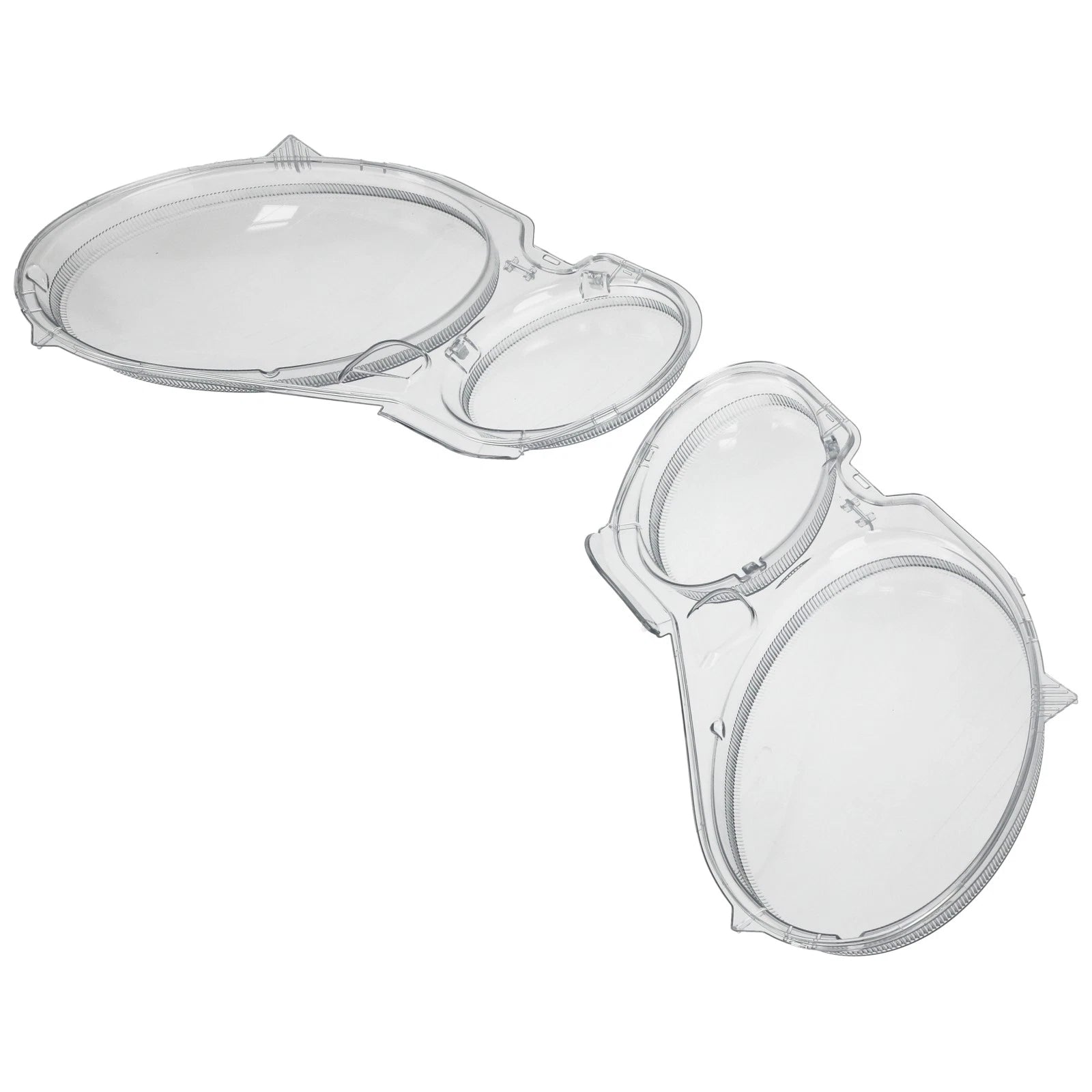 2X Headlight Lens Cover Kit for Mercedes Benz E240 E280 E300 E350 (2002–2008)