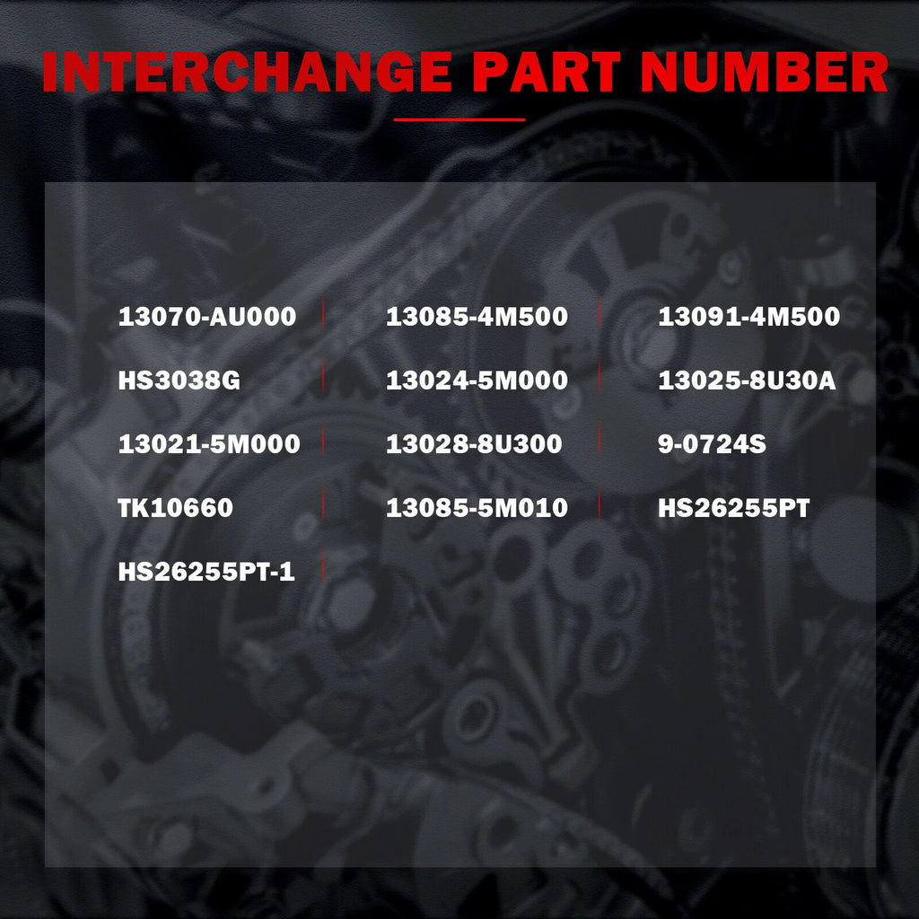Timing Chain Kit with Head Gasket Set for Nissan Sentra 1.8L (2000–2006)