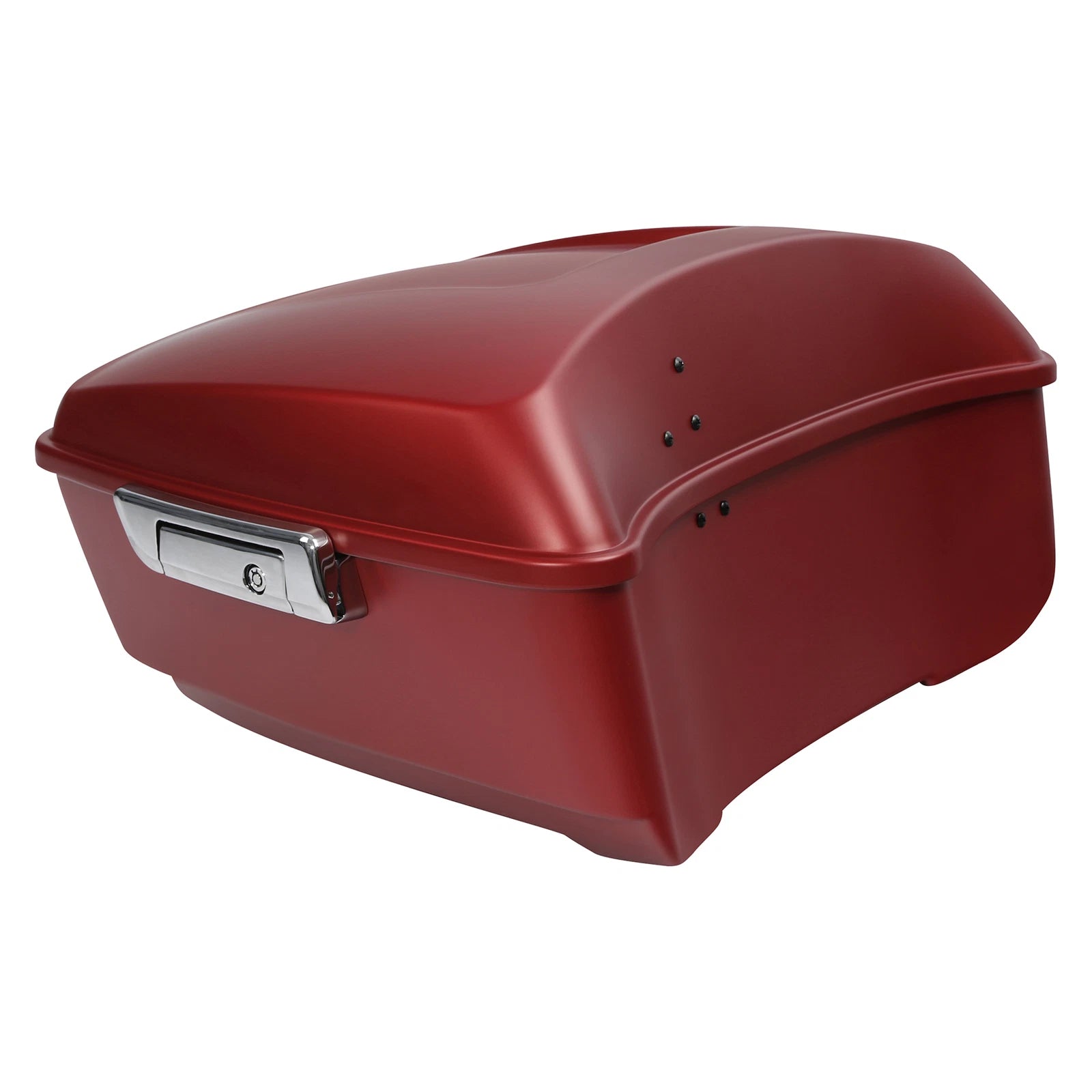 King Trunk for Harley Touring Glide (2014–2024) Wicked Red Denim