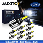 10x Canbus LED Bulb for Car License Plate Light 912 T10 2825 168