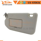 Left Gray Sun Visor with Lamp for Infiniti JX35 QX60 Pathfinder (2013–2017)