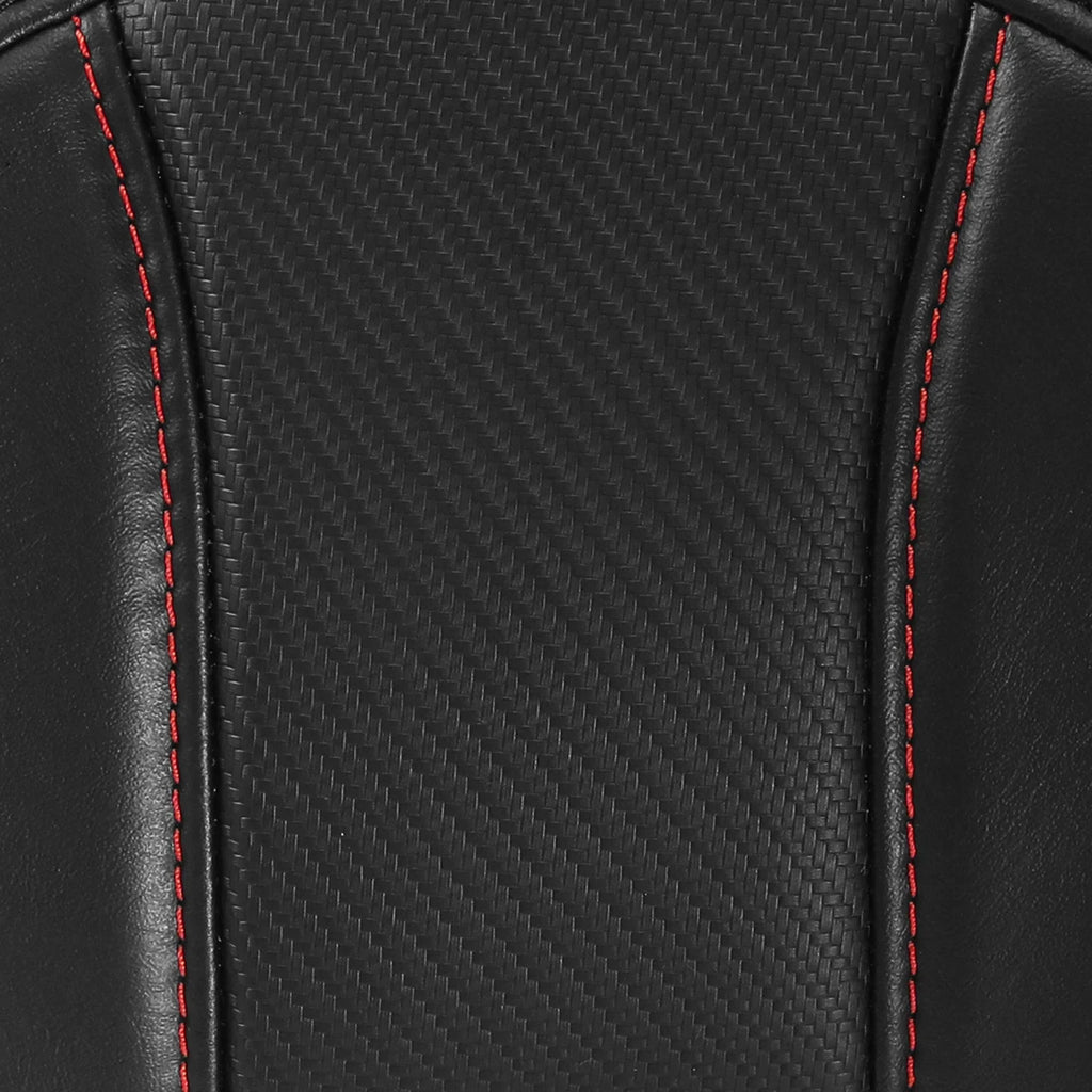 Black Front Rider Backrest for Harley Touring Road King Glide (2009-2023)