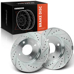 Front Drilled Brake Rotors for Nissan Versa (2009–2011)