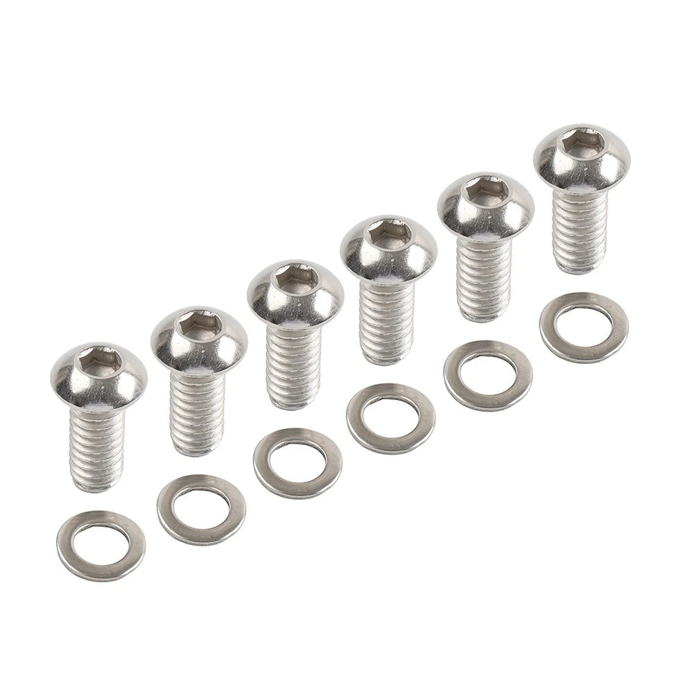 Stainless Derby Cover Screw Bolt with Washer for Harley Touring Softail Sportster