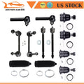Set of 2 Front Tie Rod Ball Joints for Toyota Tacoma (2005–2015)
