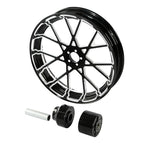 26" Front 18" Rear Wheel Rim Hub Belt Pulley for Harley Street Glide (2009–2025)