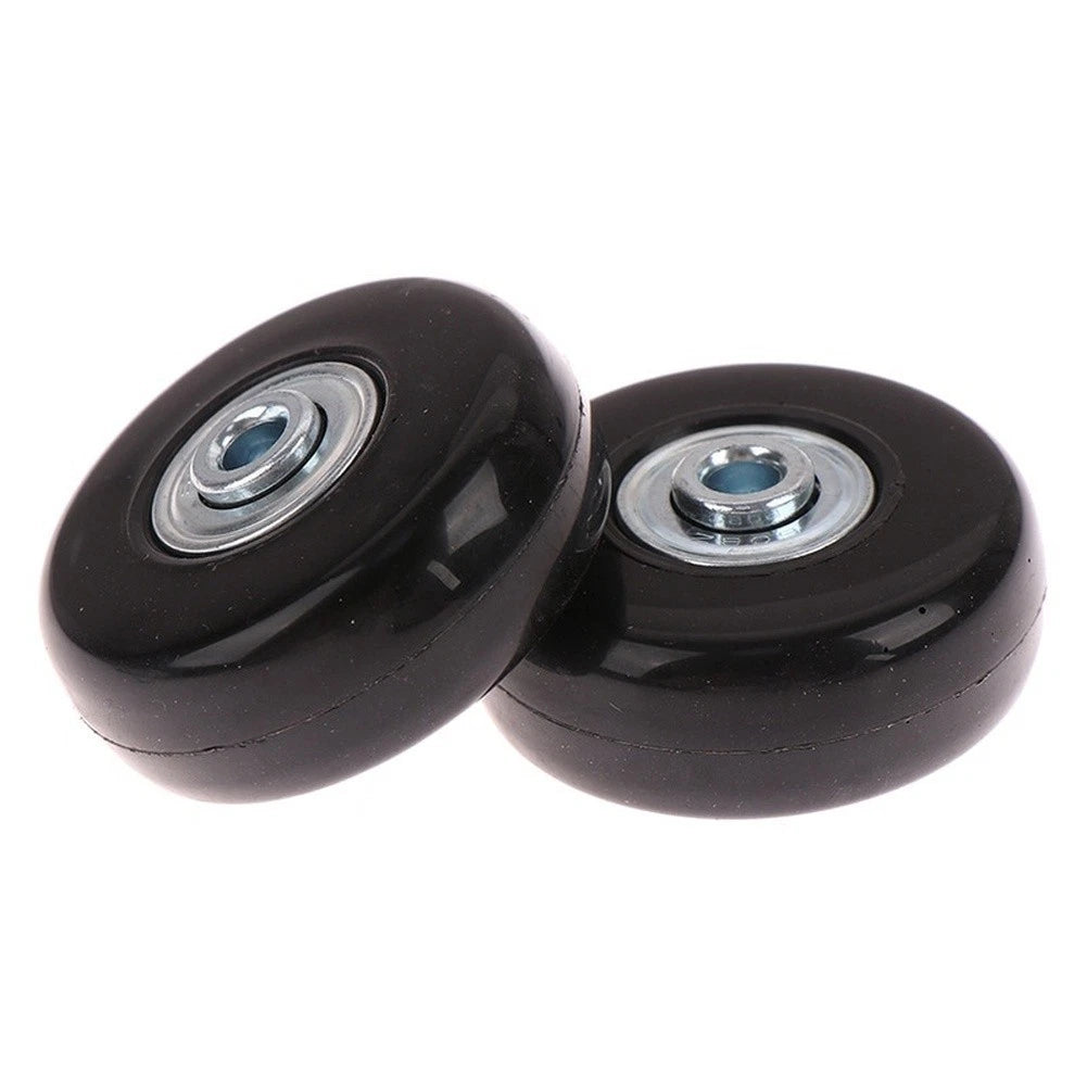 Set of 4 Rubber Alloy Silent Wheels for Suitcase Replacement