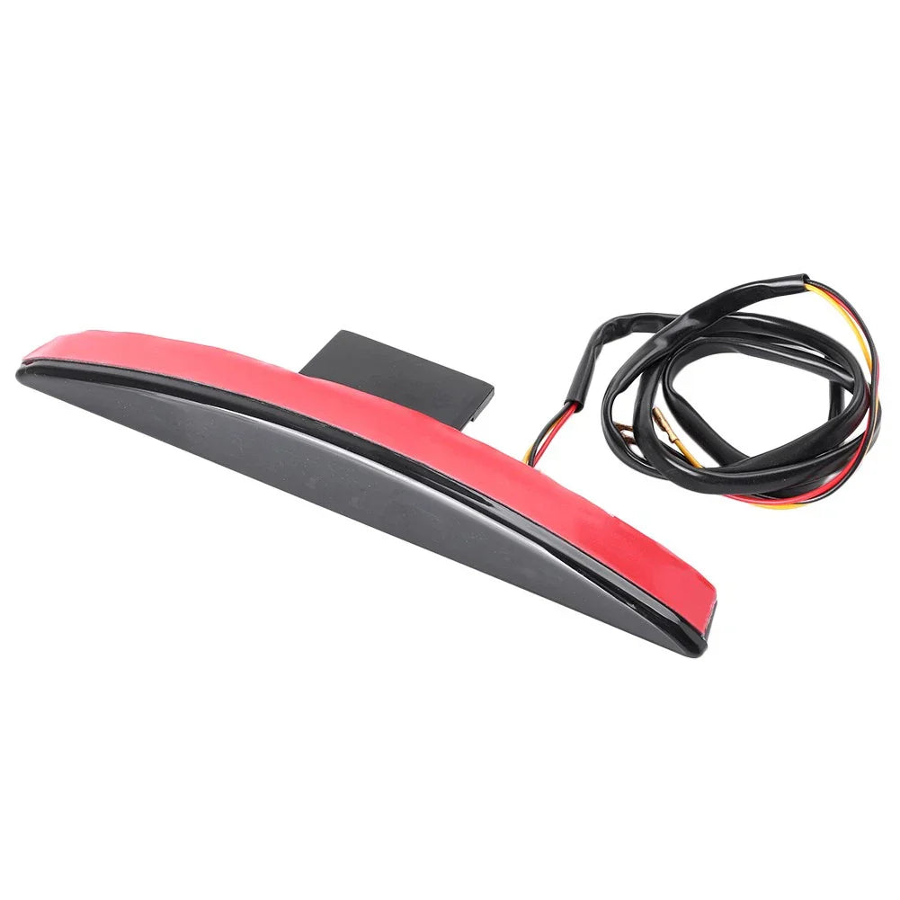 BLK LED Rear Fender Tip Brake Tail Light for Harley Dyna Fat Bob (2008)