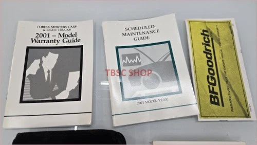 Owners Manual Collection with Case for Mercury Cougar (2001)