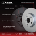 Rear Brake Kit 330mm Rotors & Bosch Ceramic Pads for Sierra Silverado 1500 (2014–2023)