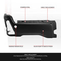 Left Rear Bumper End Cap for Ford F-250 SD (2023–2025) w/ Parking Sensor Hole