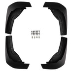 Set of 4 Black Mud Flaps for Honda Ridgeline (2017–2024)