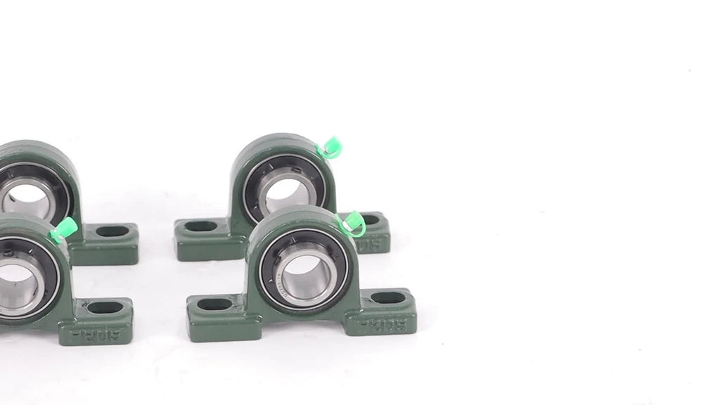 Set of 4 Pillow Block Mounted Ball Bearings for Various Applications