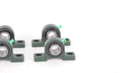 Set of 4 Pillow Block Mounted Ball Bearings for Various Applications