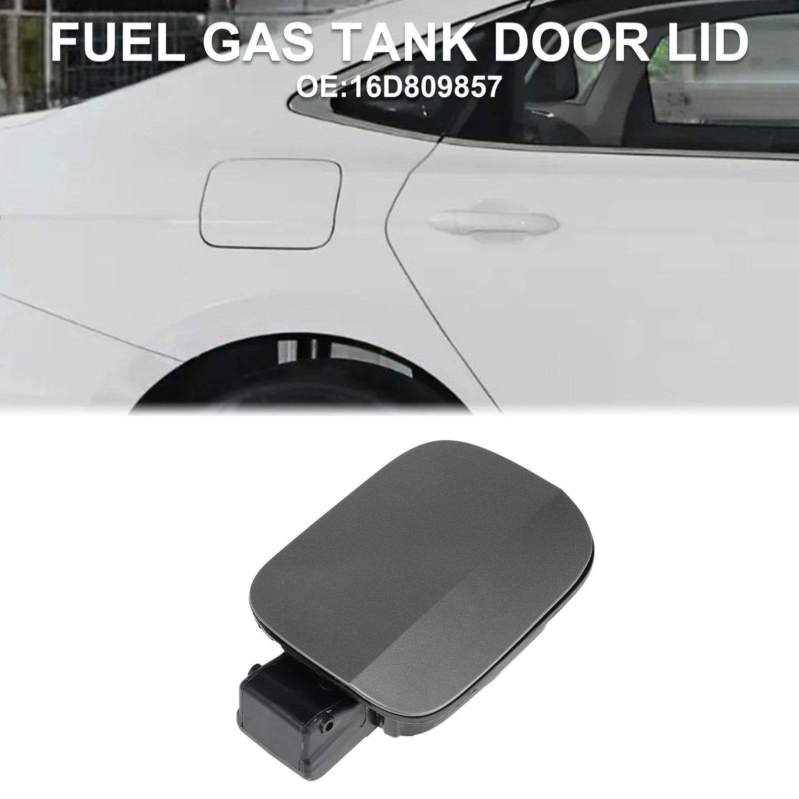Fuel Tank Door Cap for Volkswagen Jetta (2012–2018) - Gray Filler Flap Cover