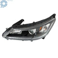 Left Headlight for Honda Accord (2013–2015) Black