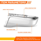 Rear Right Bumper End Cap for Ford Ranger (2019–2023) Chrome