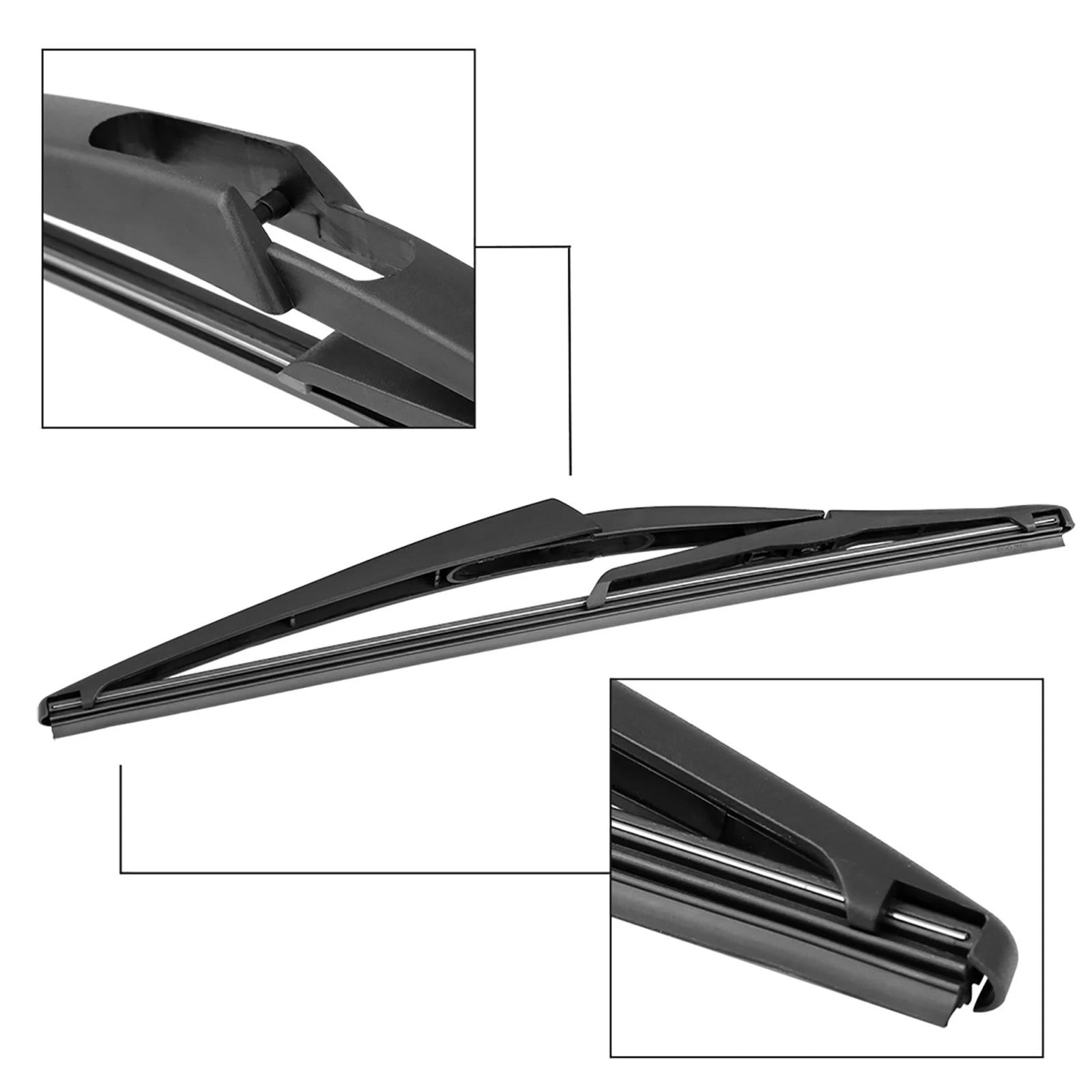 Set of 2 Rear Windshield Wiper Blade Arms for Honda Civic Hatchback (2001–2005)