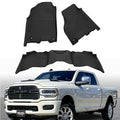 Set of 4 Heavy Duty Floor Mats Liners for Ram 2500 3500 Crew Cab (2019–2024)