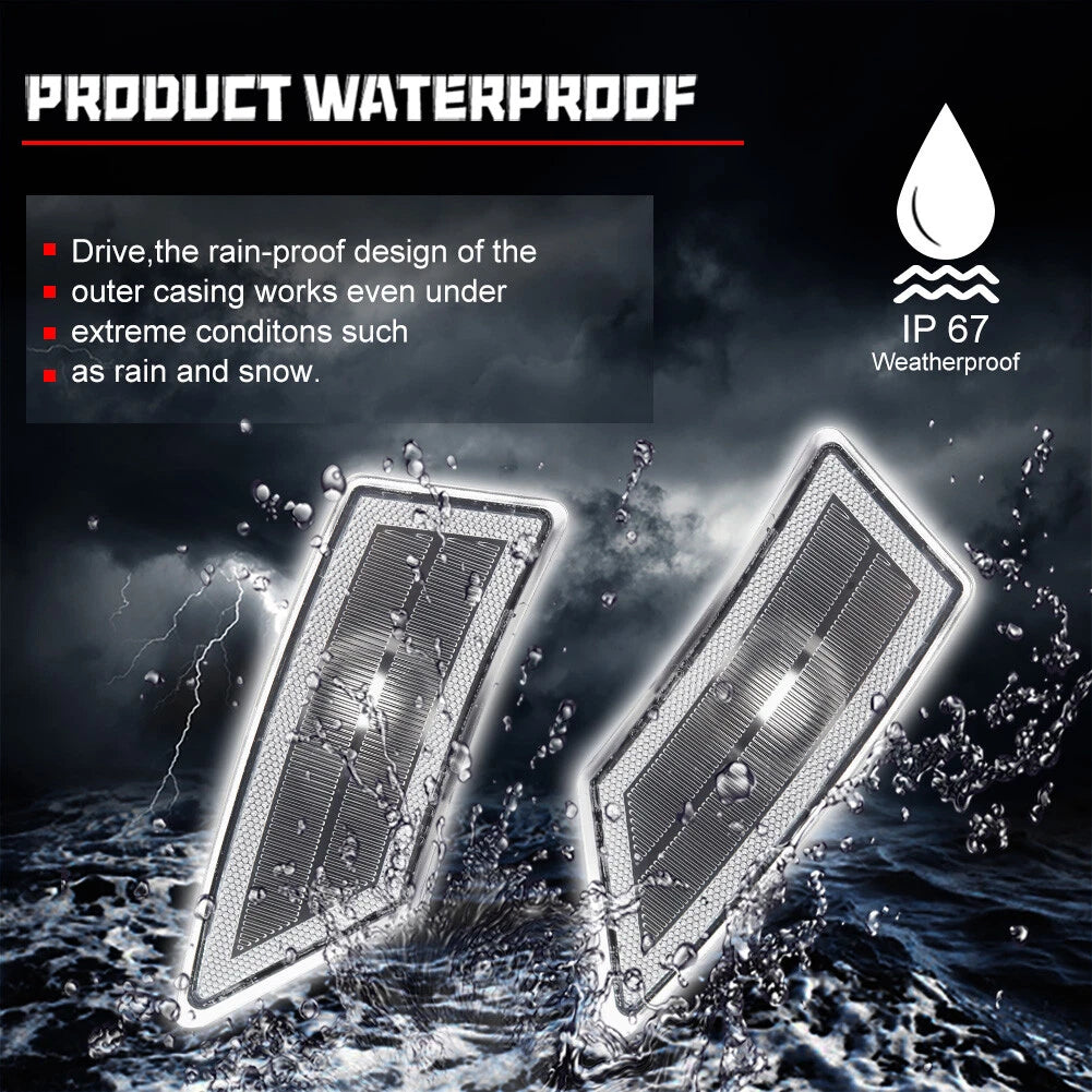 Clear Lens Front Fender Side Marker Lights for Ford Ranger (2019–2021)